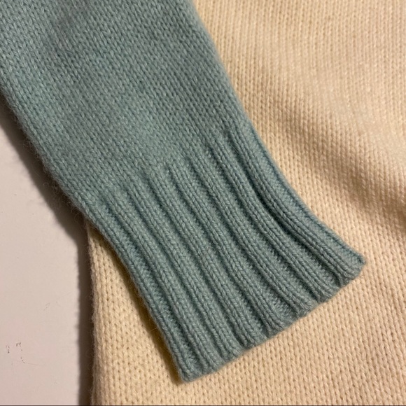 Byblos Blu Seafoam Beige Off White Crew Sweater - Picture 12 of 16